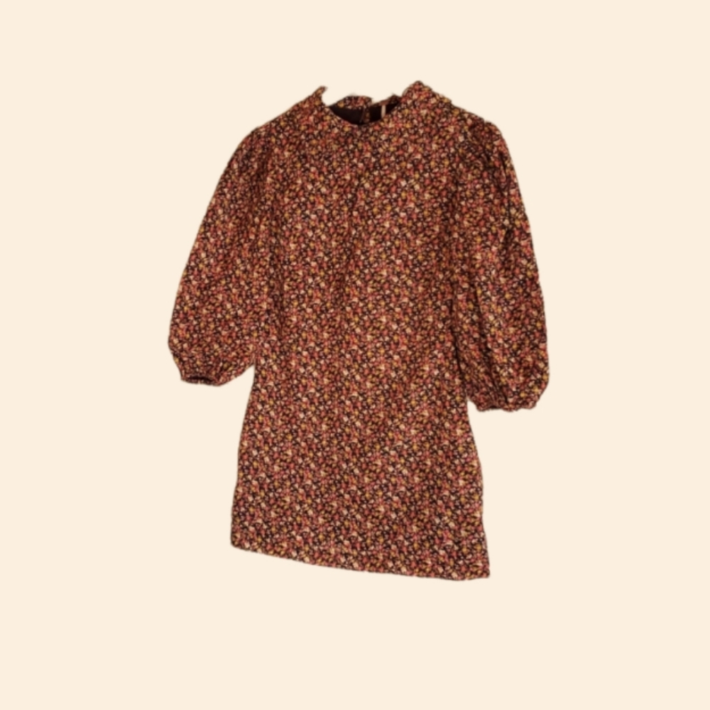 FREE PEOPLE  Sz 0🤩70's style mini dress